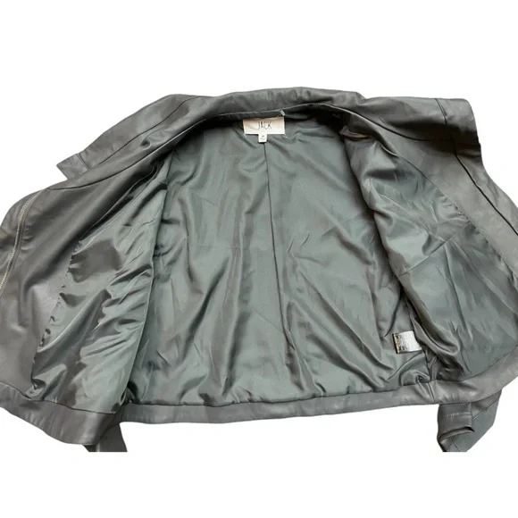 Vegan Leather Moto Jacket by JACK - Picture 8 of 12